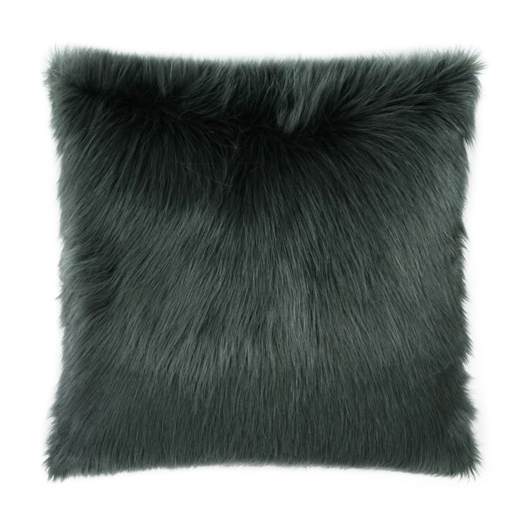 Arctic faux fur discount cushion